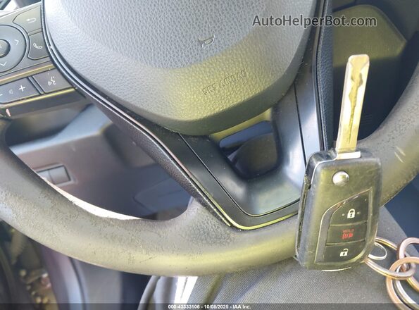 2T3F1RFVXKC052878 2019 TOYOTA LE Gray წინა პანელის ხედი