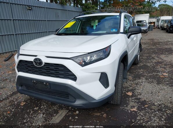 2T3F1RFVXLW130432 2020 TOYOTA LE White Առջևի ձախ երեք քառորդ տեսարան