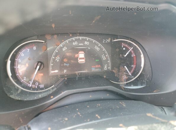2T3J1RFV3LC107604 2020 TOYOTA RAV4 Gray ხელსაწყოთა პანელის ხედი