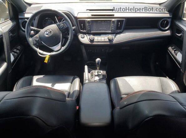 2T3NFREV7GW286366 2016 TOYOTA RAV4 Silver Առջևի վահանակի տեսք