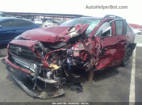 2T3S1RFV7MW163839 2021 TOYOTA RAV4 Red Դիմացի տեսք