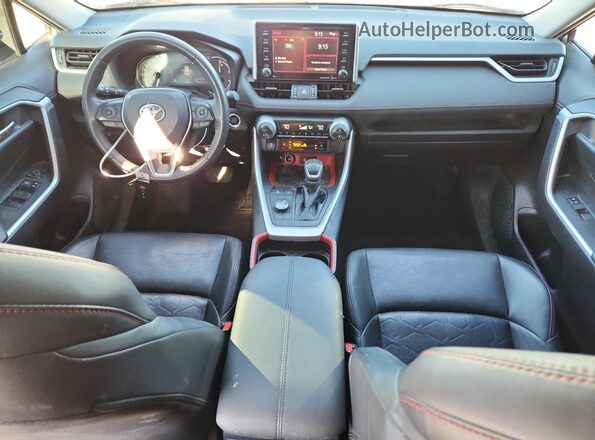 2T3S1RFVXMW152284 2021 TOYOTA RAV4 Gray Առջևի վահանակի տեսք