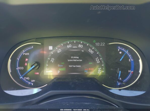 2T3UWRFV4PW154739 2023 TOYOTA RAV4 HYBRID Blue Հետևի նստատեղերի տեսք