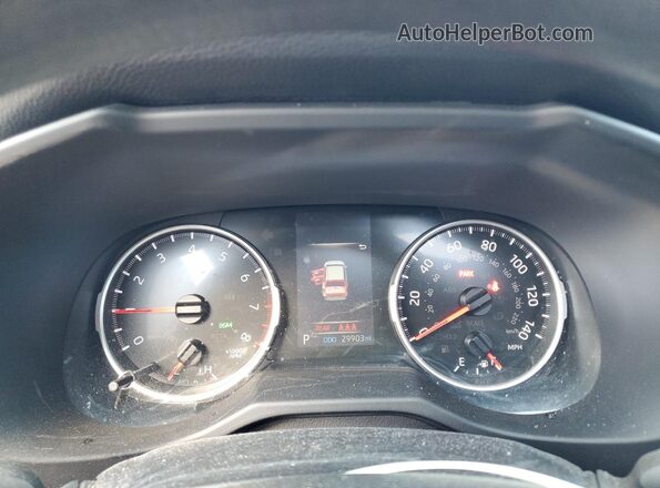 2T3W1RFV7NC206855 2022 TOYOTA LE Gray Vista del cuadro de instrumentos
