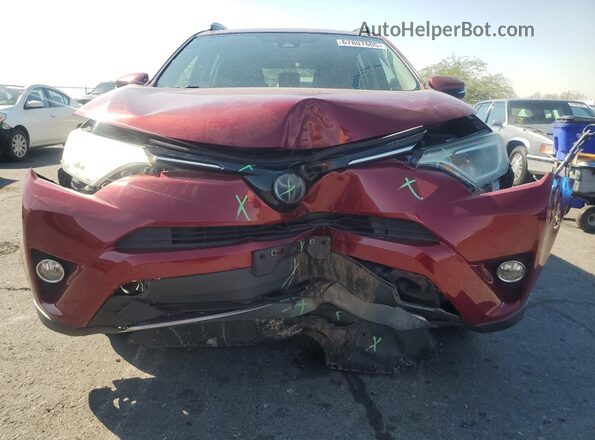 2T3WFREV9JW467559 2018 TOYOTA RAV4 Burgundy Vista frontal