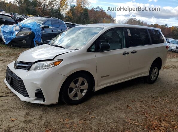 5TDZZ3DC4LS062652 2020 TOYOTA SIENNA White Trasero izquierdo