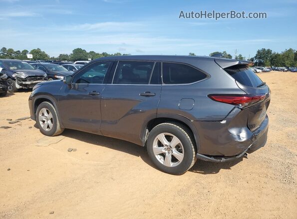 5TDCZRAH0LS006085 2020 TOYOTA HIGHLANDER Gray უკანა მარცხენა