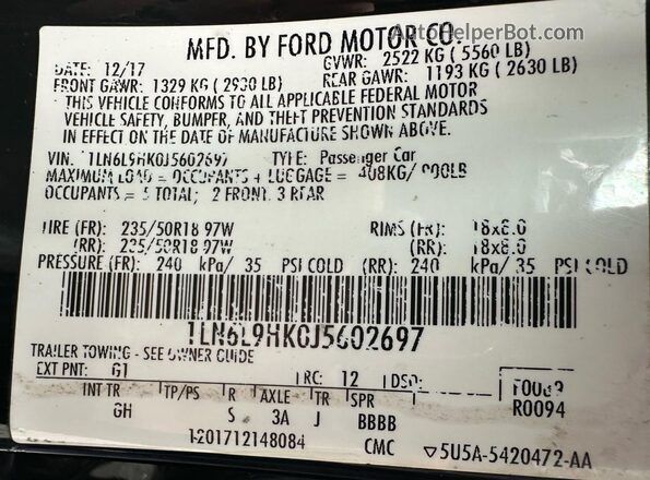 1LN6L9HK0J5602697 2018 LINCOLN CONTINENTA Черный 