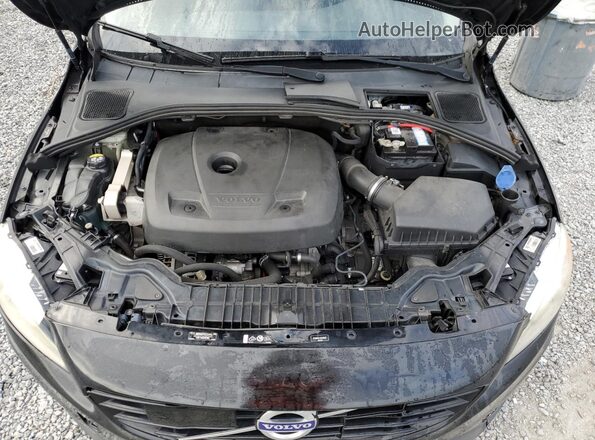 YV140MEL1J2391526 2018 VOLVO V60 Black Widok komory silnika