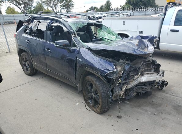JTMEWRFV6LJ032994 2020 TOYOTA RAV4 Blue Передня права чверть