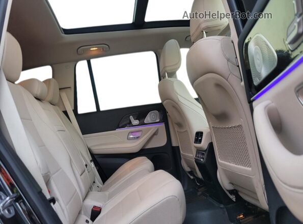 4JGFF5KE6MA449547 2021 MERCEDES-BENZ GLS Черный Вид салона спереди