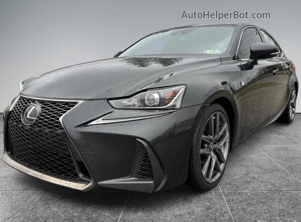 JTHC81D22K5035098 2019 LEXUS IS Black Tył lewy