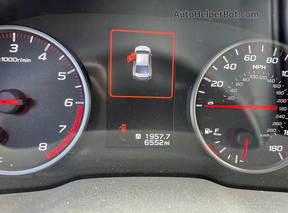 JF1VBAA62P9824814 2023 SUBARU WRX Синий Вид щитка приборов