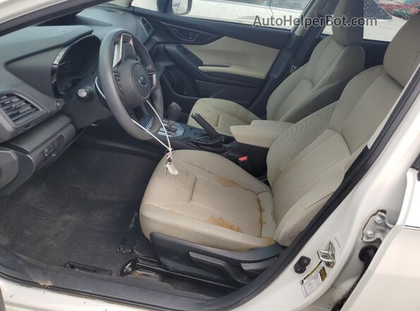 4S3GTAB64L3734205 2020 SUBARU IMPREZA White Dashboard view