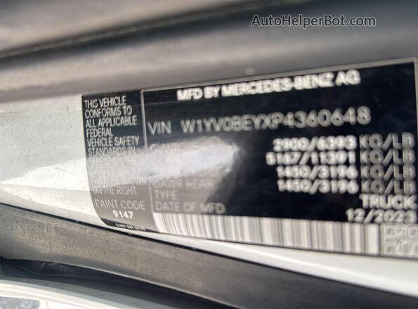 W1YV0BEYXP4360648 2023 MERCEDES-BENZ METRIS  