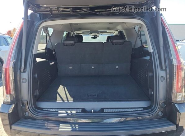1GYS4HKJ0KR162639 2019 CADILLAC ESCALADE Черный Вид подкапотного пространства