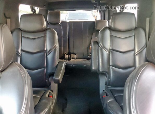 1GYS3KKJ1KR118861 2019 CADILLAC ESCALADE Черный Вид задней части салона