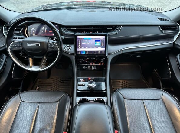 1C4RJKBGXN8557341 2022 JEEP GRAND CHER Black Widok zestawu wskaźników