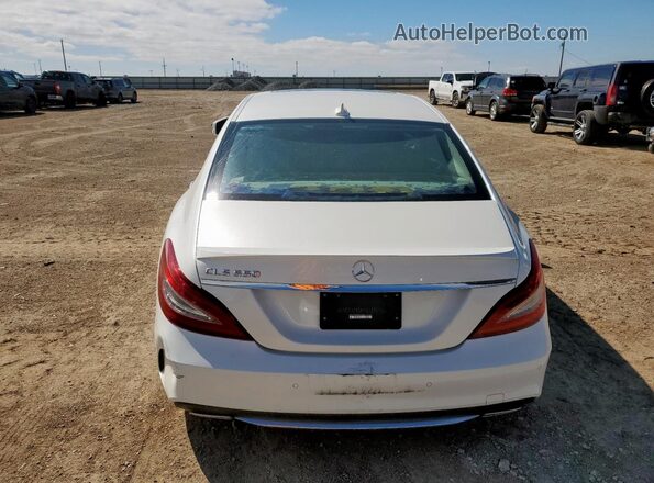 WDDLJ7DB2GA179165 2016 MERCEDES-BENZ CLS-CLASS White Widok wnętrza z przodu