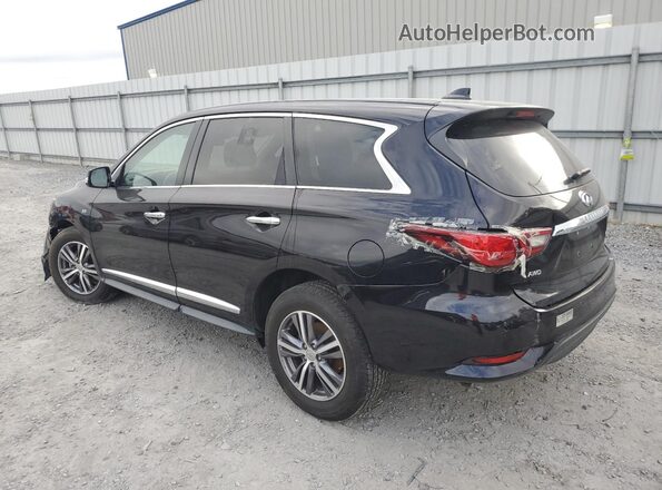 5N1DL0MM8LC536800 2020 INFINITI QX60 Black Задня права чверть