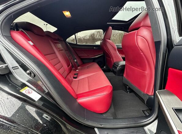 JTHC81D22K5035098 2019 LEXUS IS Black Widok wnętrza z przodu