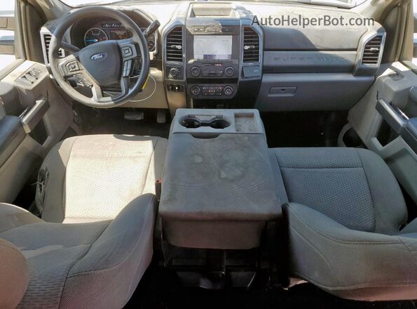 1FT7W2BT8LEC44437 2020 FORD F250 White Սարքավորումների վահանակի տեսք