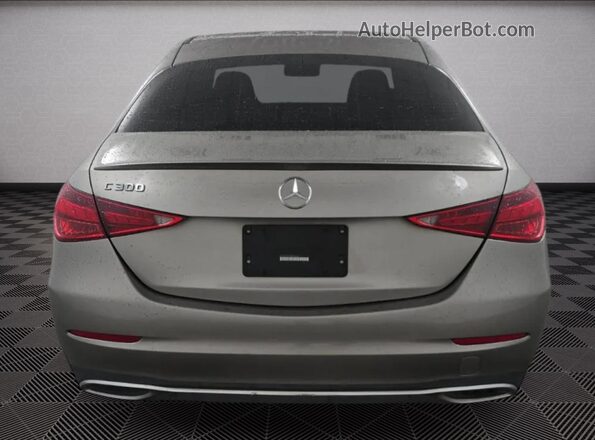 W1KAF4GB2NR036864 2022 MERCEDES-BENZ C Gray ძრავის განყოფილების ხედი