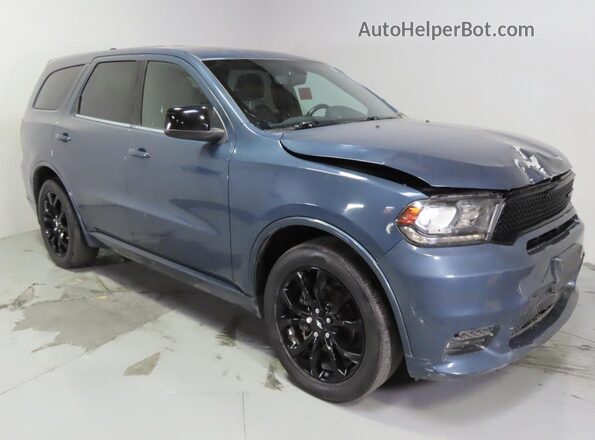 1C4RDHDG8LC184253 2020 DODGE DURANGO Синий Задняя левая четверть