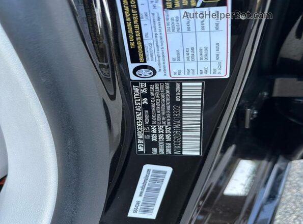 W1KCG2DB1NA018322 2022 MERCEDES-BENZ EQS Black უკანა სავარძლების ხედი