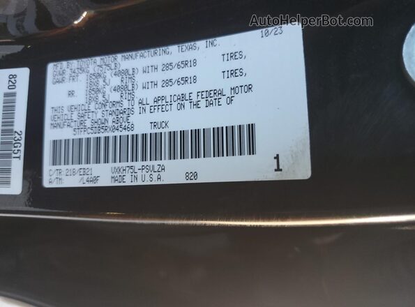 5TFPC5DB5RX045468 2024 TOYOTA LIMITED Черный 