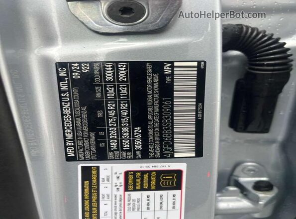 4JGFD6BB3SB309061 2025 MERCEDES-BENZ GLE-CLASS Серебряный 