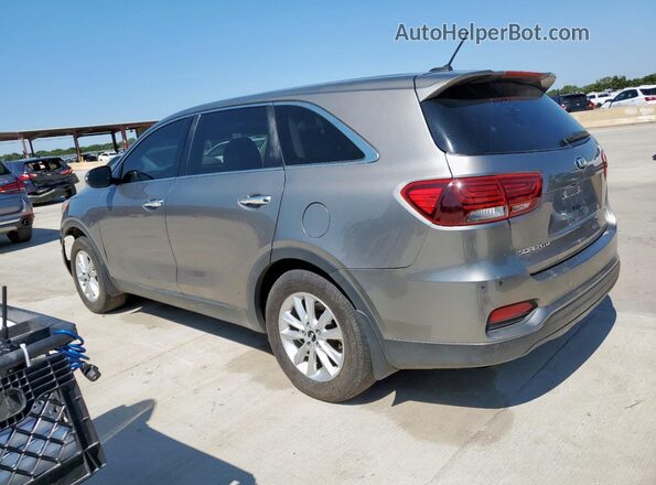 5XYPG4A36KG496705 2019 KIA SORENTO Gray Rear right