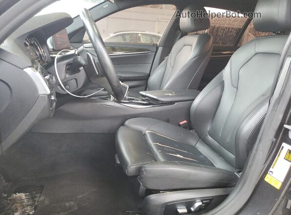 WBAJA5C58KBX86446 2019 BMW 5 SERIES Gray წინა პანელის ხედი