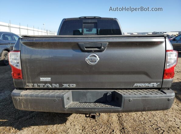 1N6BA1F47GN504254 2016 NISSAN TITAN Gray Widok wnętrza z przodu