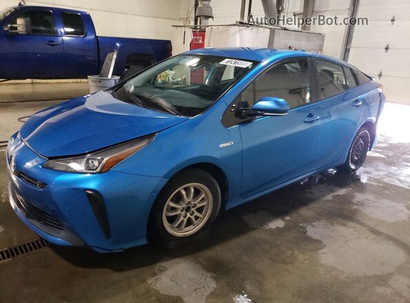 JTDKARFUXL3110965 2020 TOYOTA PRIUS Blue Tył lewy