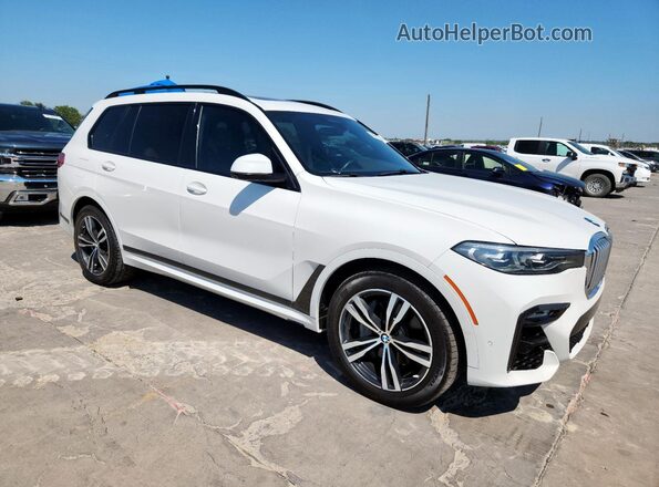 5UXCX4C52KLS37502 2019 BMW X7 White წინა ხედი