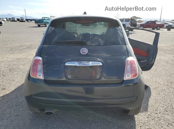 3C3CFFAR1GT145058 2016 FIAT 500 Charcoal Rear view
