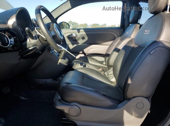 3C3CFFBR2GT122368 2016 FIAT 500 Black Front interior view
