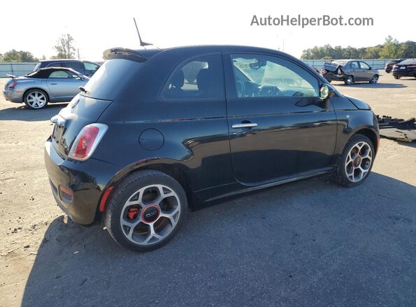 3C3CFFBR2GT122368 2016 FIAT 500 Black Rear right