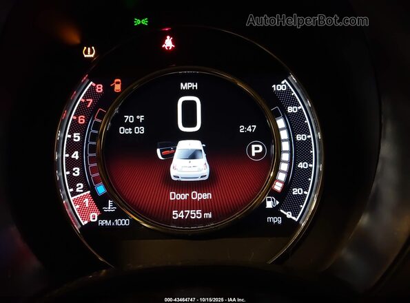 3C3CFFCH7JT524352 2018 FIAT 500 White 