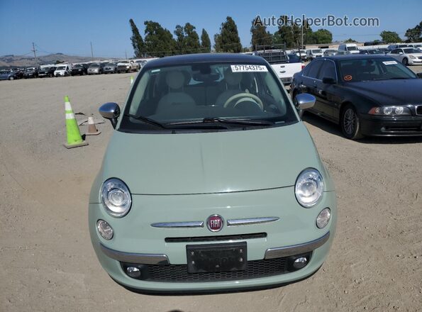 3C3CFFCR2HT542440 2017 FIAT 500 Зеленый Вид спереди