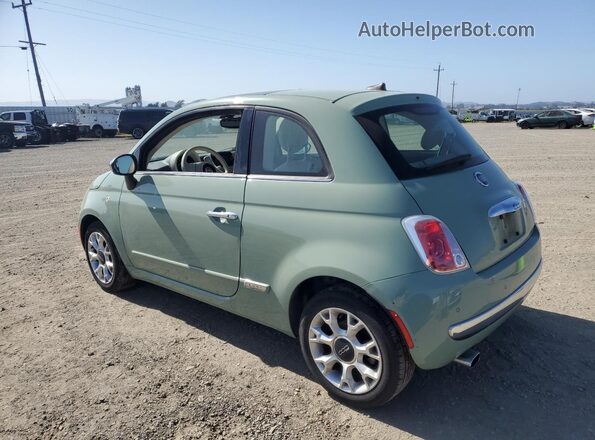3C3CFFCR2HT542440 2017 FIAT 500 Зеленый Задняя левая четверть