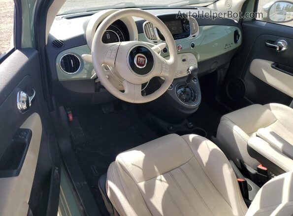 3C3CFFCR2HT542440 2017 FIAT 500 Зеленый Вид панели приборов