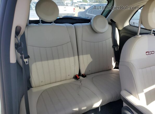 3C3CFFCR2HT542440 2017 FIAT 500 Зеленый Вид задних сидений