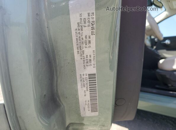 3C3CFFCR2HT542440 2017 FIAT 500 Зеленый Вид подкапотного пространства