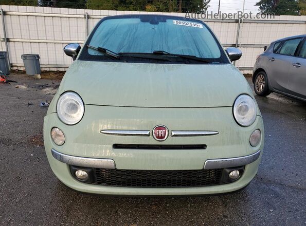 3C3CFFER3HT694319 2017 FIAT 500 Green Դիմացի տեսք