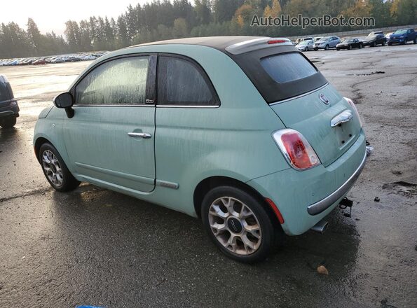 3C3CFFER3HT694319 2017 FIAT 500 Green Հետևի ձախ