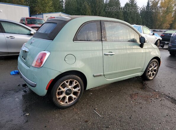 3C3CFFER3HT694319 2017 FIAT 500 Green Հետևի աջ