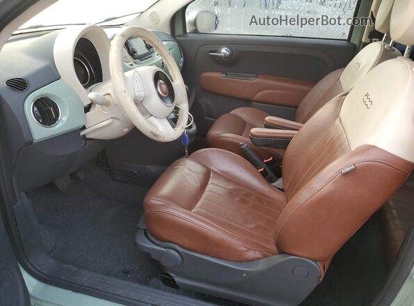 3C3CFFER3HT694319 2017 FIAT 500 Green Սալոնի դիմացի տեսք