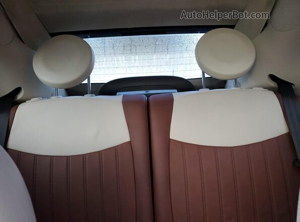 3C3CFFER3HT694319 2017 FIAT 500 Green Հետևի նստատեղերի տեսք
